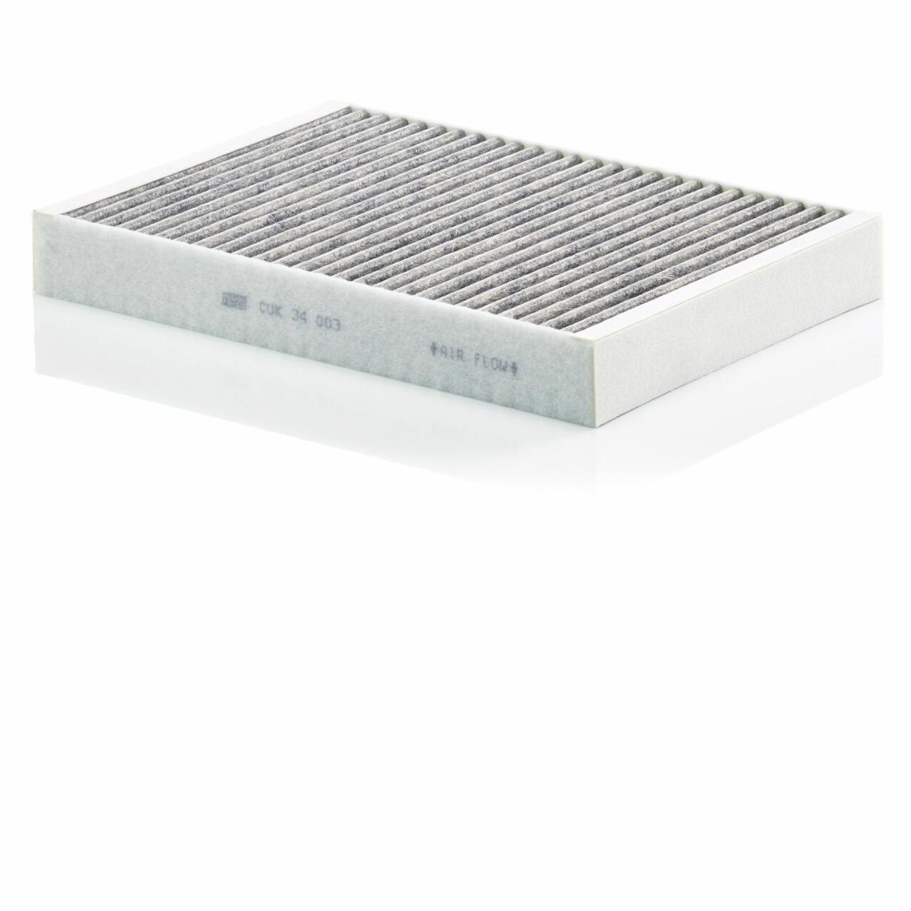 Volvo Cabin Air Filter (Activated Charcoal) 31407748 - MANN-FILTER CUK34003